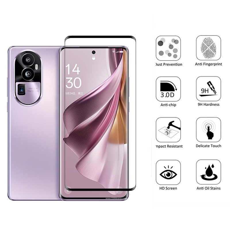 Kính Cường Lực OPPO Reno 10 11 5G 9d Bảo Vệ camera 2 Trong 1 Cho oppo reno 10 pro plus 5g reno 10 pro 4g 5g