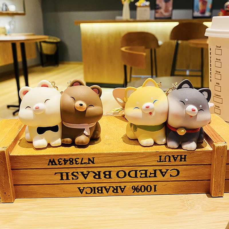 Móc Khóa Hình Động Vật Hoạt Hình Xinh Xắn