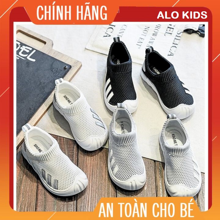 Giày Thể Thao Bé Trai Lưới Thoáng Khí, Giày Thể Thao Bé Gái Đế Bệt Êm Chân, Chống Trượt Cực Tốt A17 Cho Bé 3-11 Tuổi