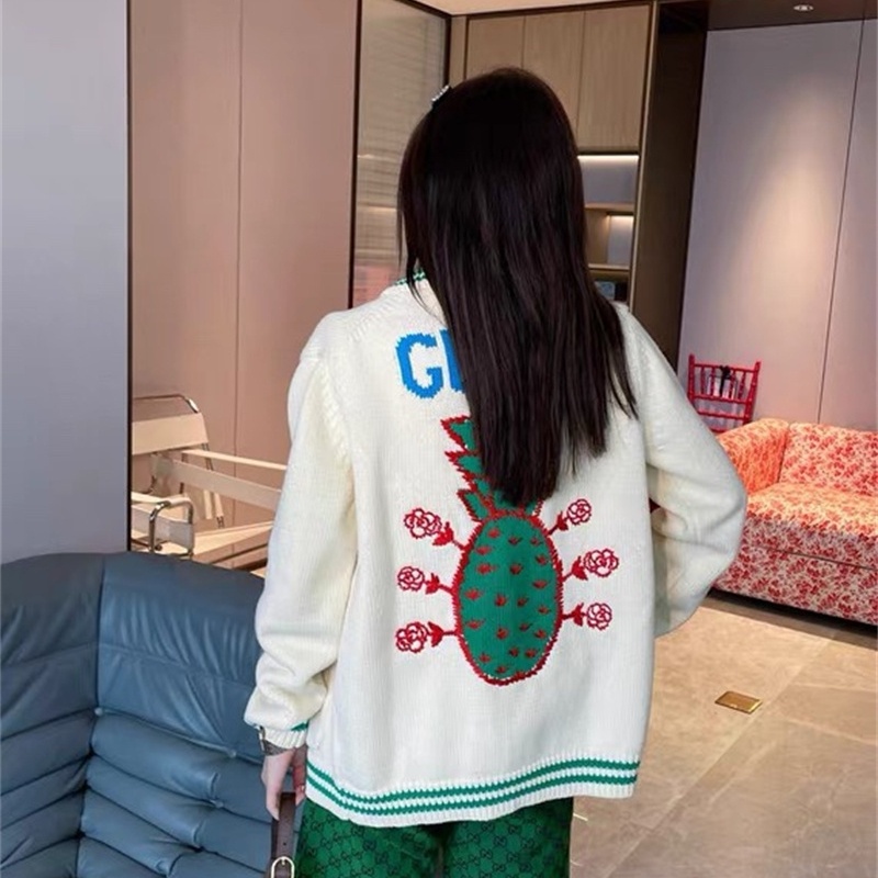 Áo Sweater cotton gu55cc- Dứa Đẹp Mắt Phong Cách unisex