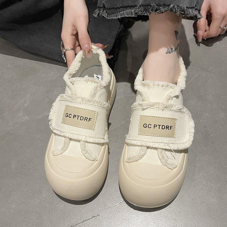 Giày Lười Slipon Quai Dán Canvans  Thời Trang Phong Cách  GLD01