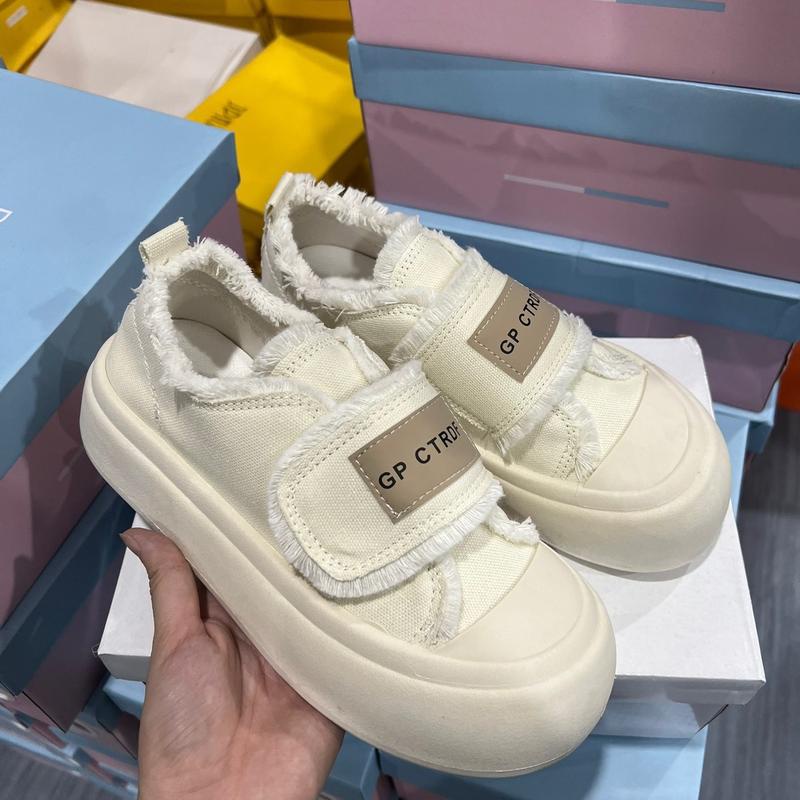 Giày Lười Slipon Quai Dán Canvans  Thời Trang Phong Cách  GLD01