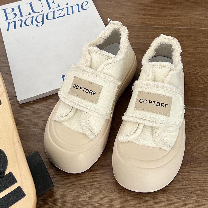 Giày Lười Slipon Quai Dán Canvans  Thời Trang Phong Cách  GLD01