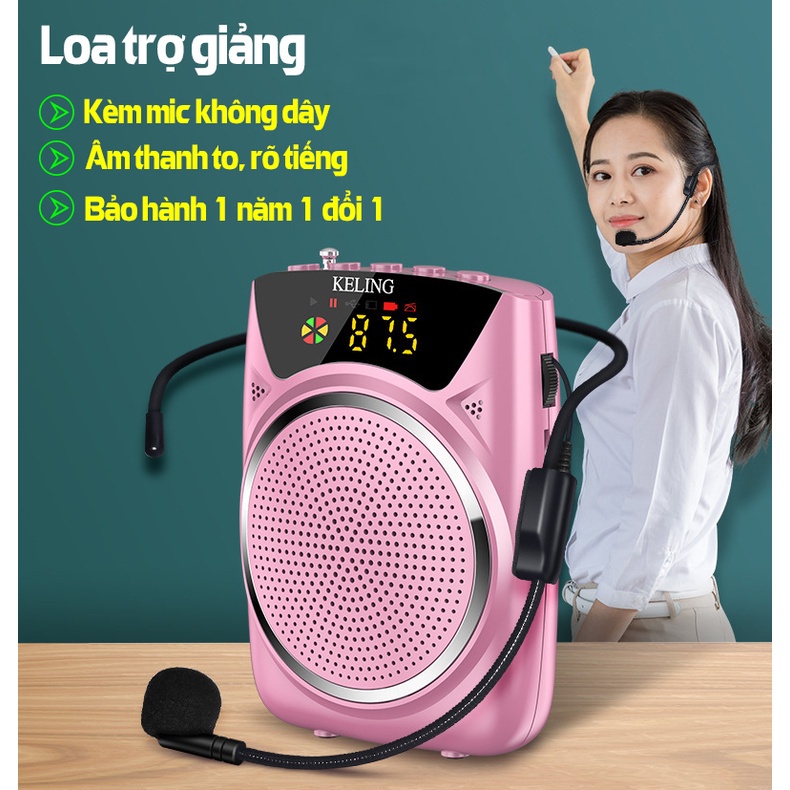 Loa trợ giảng máy trợ giảng cho giáo viên không dây Bluetooth 5.0 Chính Hãng Bosingwa-Kaw-Keling K8 KAW VIETNAM