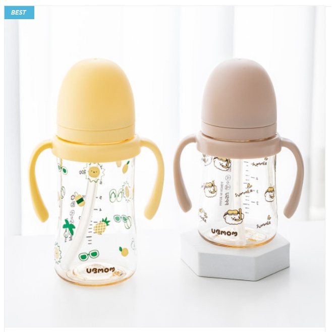 Bình hút UBmom Hàn Quốc Limited 2022 gắn được núm Moyuum 200ml / 280ml