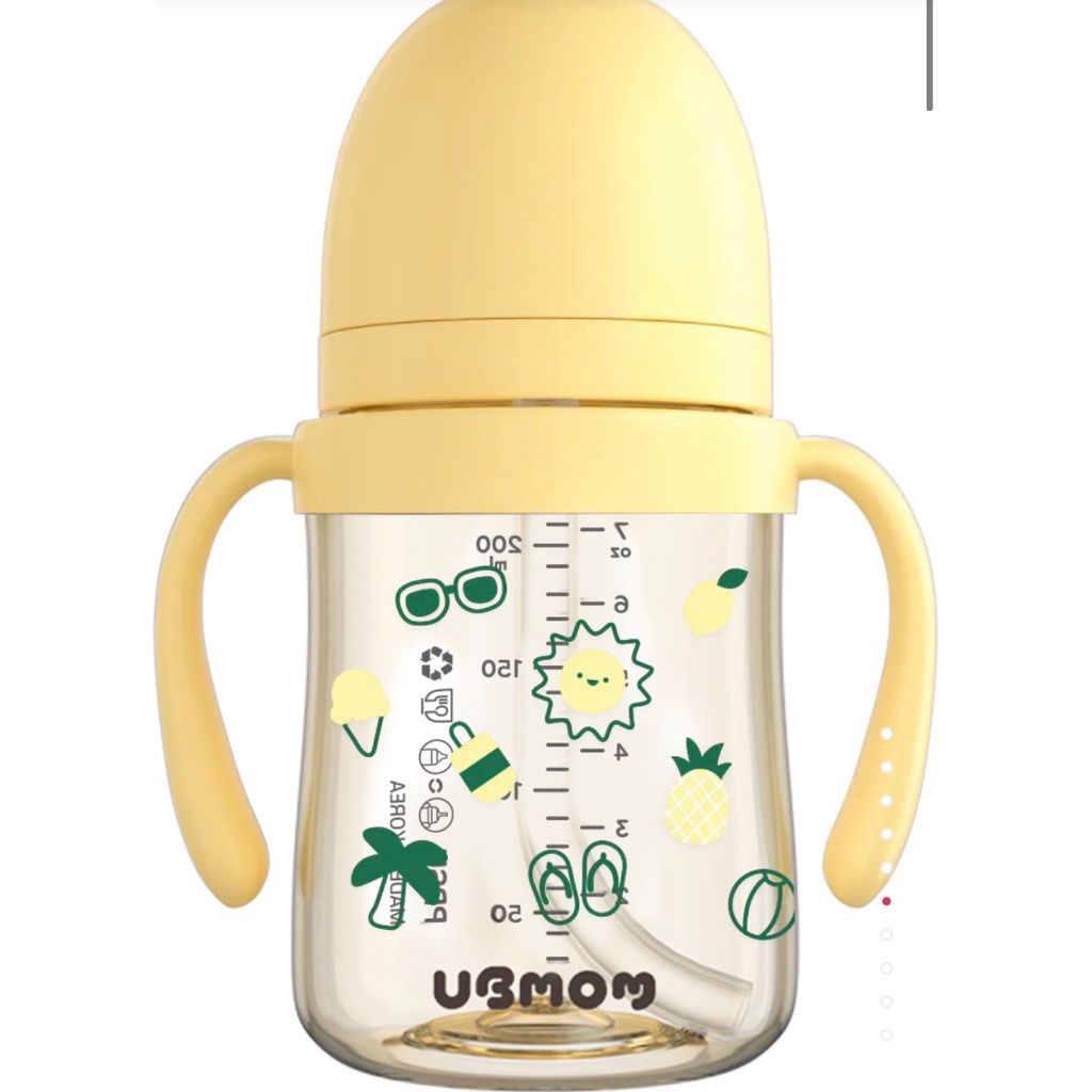 Bình hút UBmom Hàn Quốc Limited 2022 gắn được núm Moyuum 200ml / 280ml