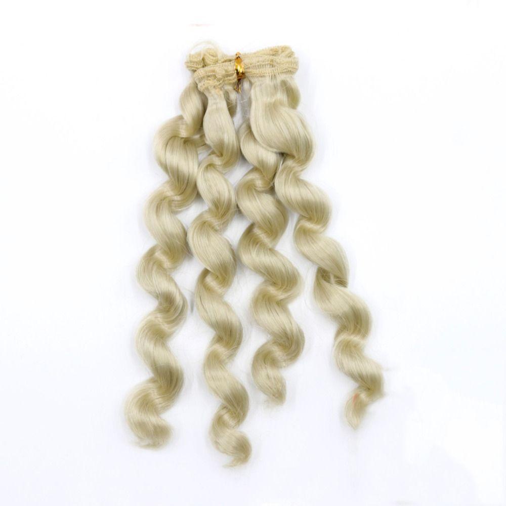 Bộ Tóc Giả Xoăn diy Cho Búp Bê 1 / 3 1 / 4 1 / 6 1 / 12