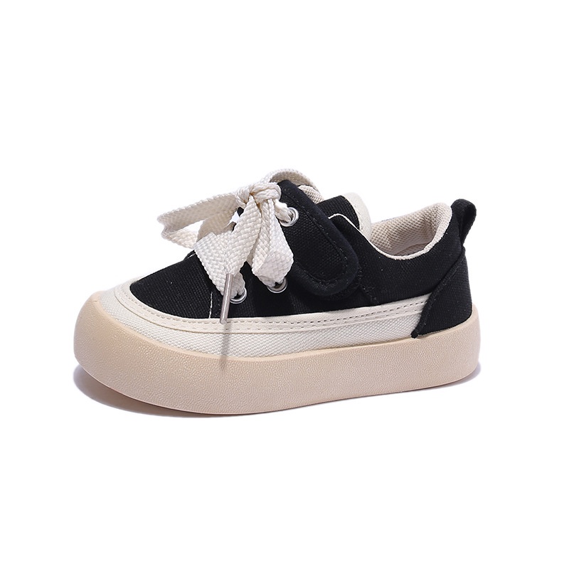 Giày Thể Thao Vải Đế Mềm Thời Trang Hàn Quốc Cho Bé