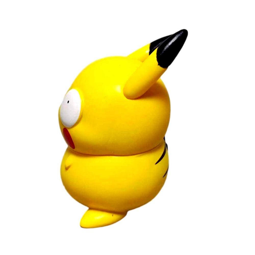 Quillan Mô Hình Nhân Vật pikachu Mắt To Bằng pvc Trang Trí Bàn Làm Việc