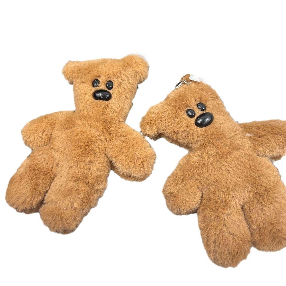 Shanhai teddy Gấu Bông Hoạt Hình Mềm Mại Có Móc Khóa Sáng Tạo Vui Nhộn Phong Cách Hàn Quốc