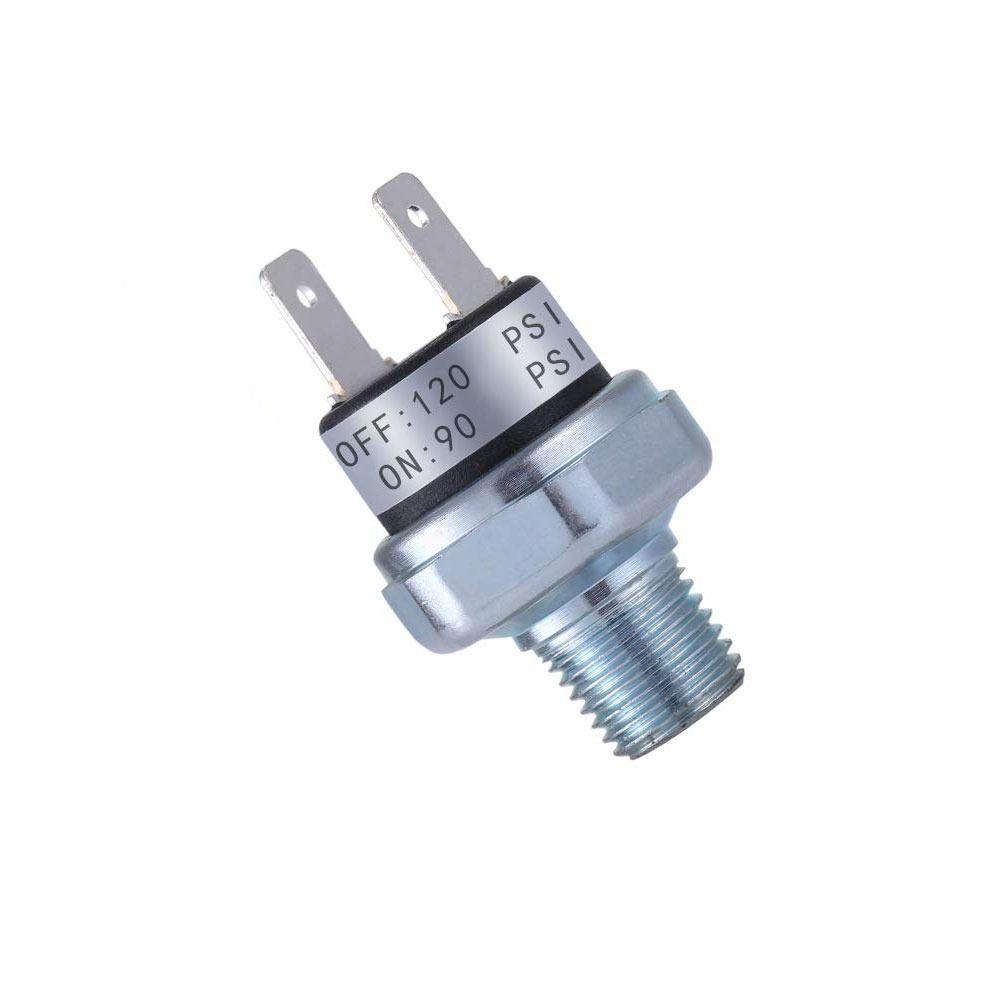 KUNHEV Công Tắc Nén Khí 90-120 psi 24v 12v Màu Bạc 1 / 4 "npt male