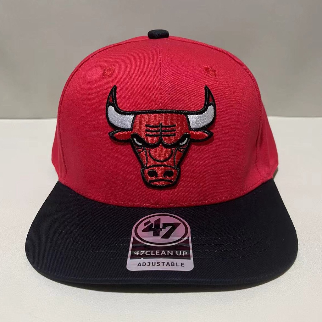 High Quality 47 Series Flat Brim Basketball Cap Chicago Bulls Baseball Cap Cap Cap Cap. 85KK