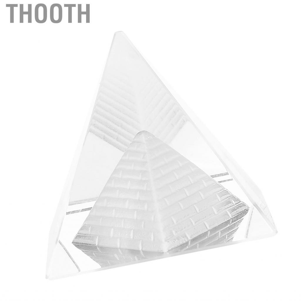 Thooth Pyramid Decoration Quartz Stone Carving Figurines Home
