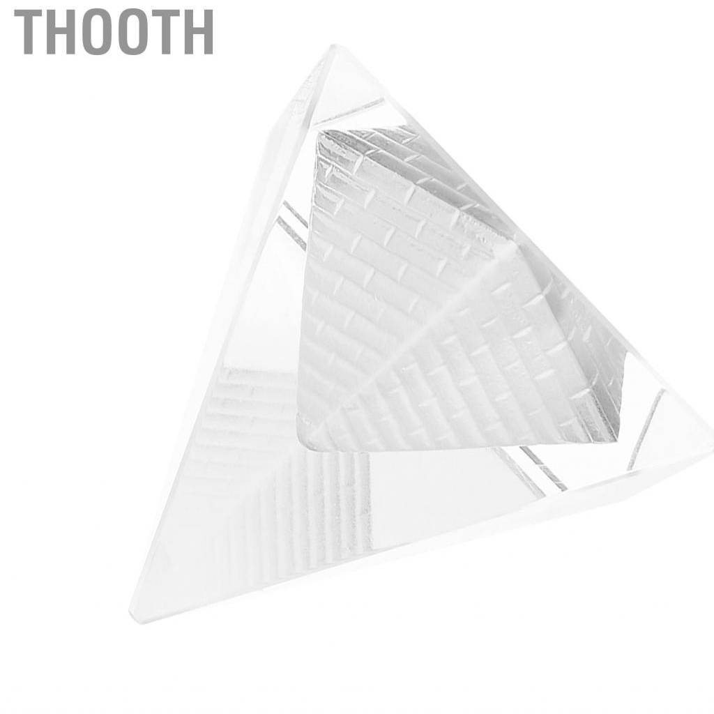 Thooth Pyramid Decoration Quartz Stone Carving Figurines Home