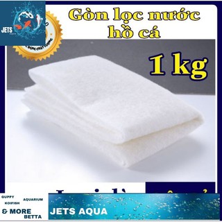 Bông lọc nước hồ cá 1kg loại tốt - bông gòn kí tiết kiệm