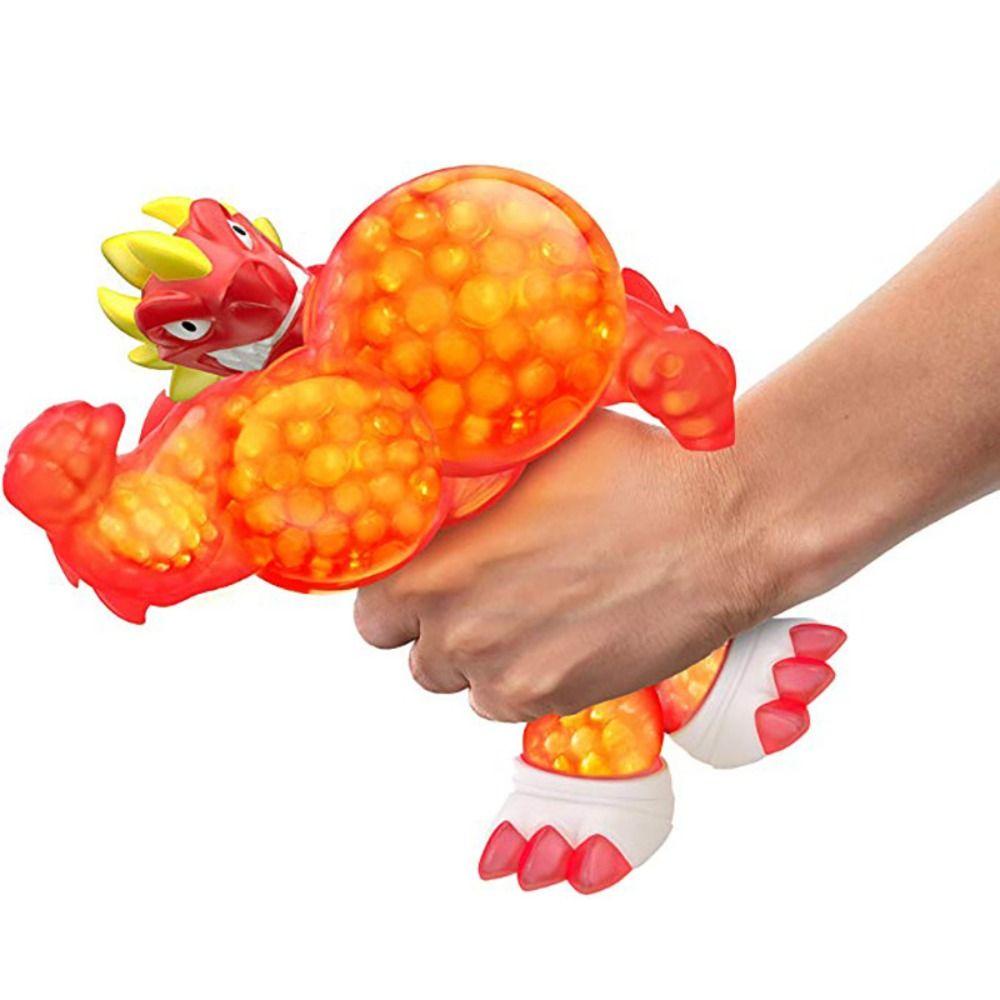 Isitaftb goo jit zu Trò Chơi Bóp Cao Su Hình Rồng Siêu Anh Hùng Có Thể Kéo Dài Được Làm Đồ Chơi Tương Tác Nhân Vật Người Sói / Chó Sói / Người Khổng Lồ Xanh Lá Cây