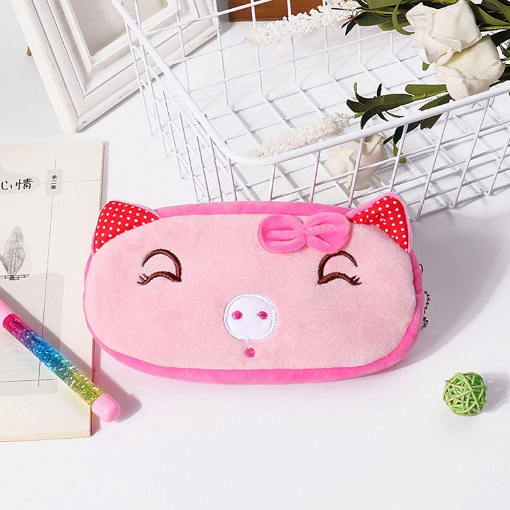 Sweetjohn Túi Đựng Bút / Mỹ Phẩm / Đồ Dùng Văn Phòng / Trường Học Hình Gấu Trúc Hoạt Hình Nhồi Bông Cỡ Lớn