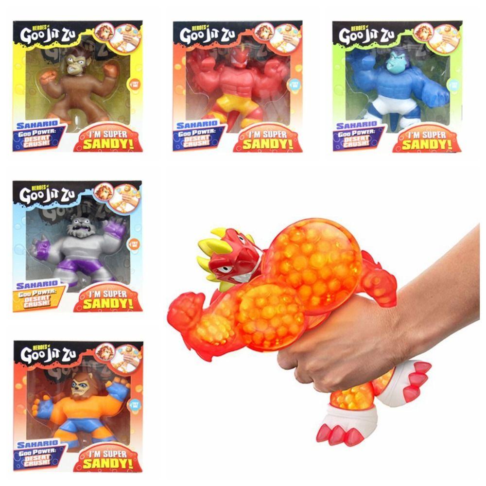 Daron1 Goojit zu games Đồ Chơi Cao Su Cá Sấu Siêu Anh Hùng Có Thể Kéo Dài Siêu Co Giãn Làm Quà Tặng Cho Trẻ Em