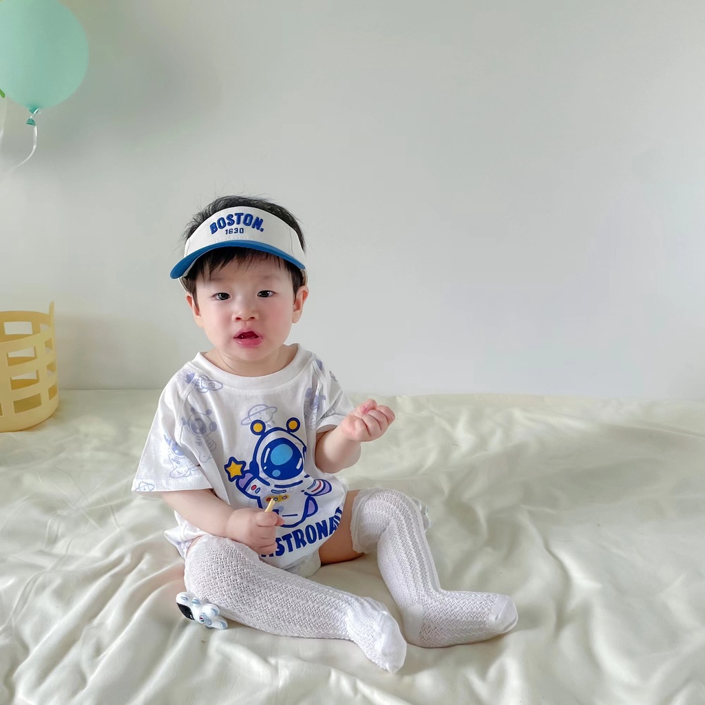 Áo Liền Quần Tam Giác Tay Ngắn Thời Trang Mùa Hè Cho Bé