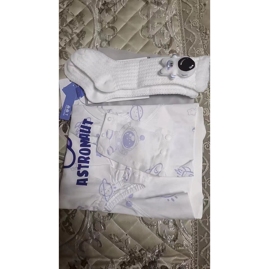 Áo Liền Quần Tam Giác Tay Ngắn Thời Trang Mùa Hè Cho Bé