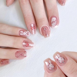 Miếng Dán Móng Tay Tự Dính Hình Thỏ rococo Dễ Thương