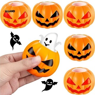Đồ chơi bóp giảm căng thẳng hình đầu lâu / dơi / bí ngô halloween