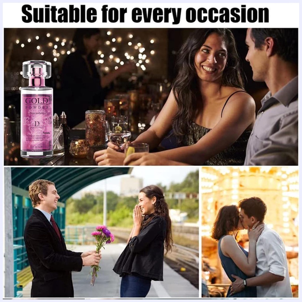 Nước Hoa pheromone Hương Thơm Kim Tuyến pheromone 50ml Dành Cho Nam Và Nữ