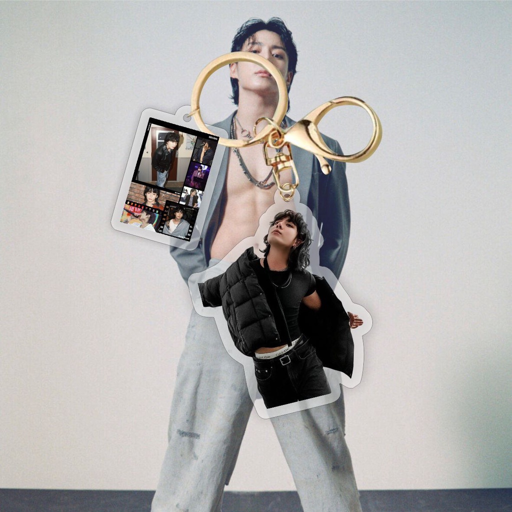 Móc Khóa acrylic Hình kpop jk jungkook