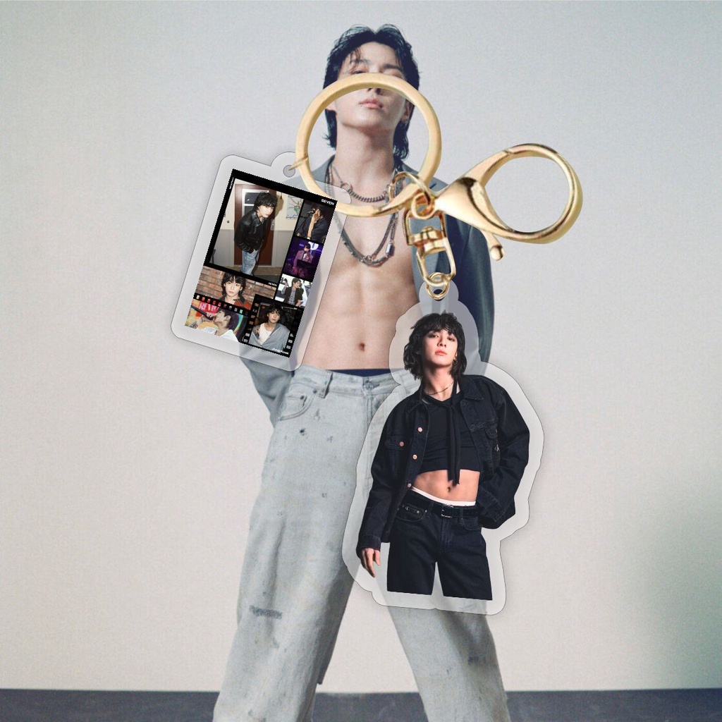 Móc Khóa acrylic Hình kpop jk jungkook