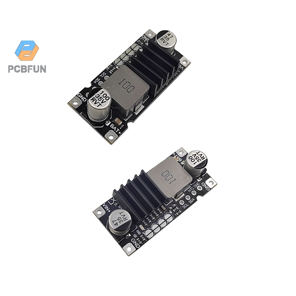 Pcbfun 40w 3a sạc nhanh công suất cao 2s / 3s / 4s module sạc pin lithium 5v-26v