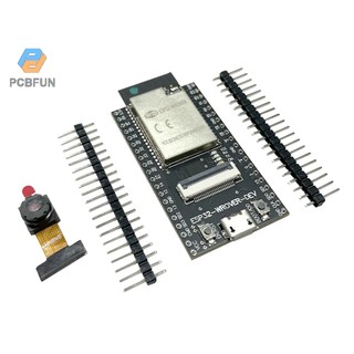 Ban phát triển pcbfun esp32 wrover dev với máy ảnh ov2640 wi-fi bluetooth moudule