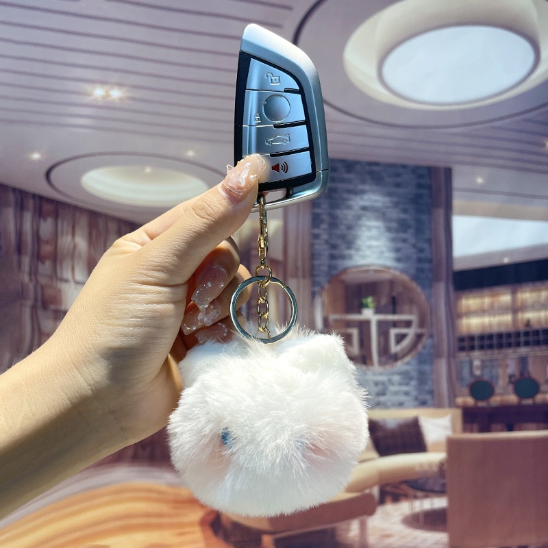 Mới Móc Khóa Hình Chú Mèo Bằng epoxy Nhồi Bông Dễ Thương