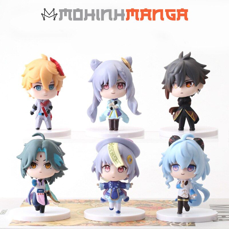 Mô hình 6 nhân vật Genshin Impact Kazuha Nahida Venti Ei Zhongli Xiao Albedo Childe Nilou Miko Itto Gorou Aloy