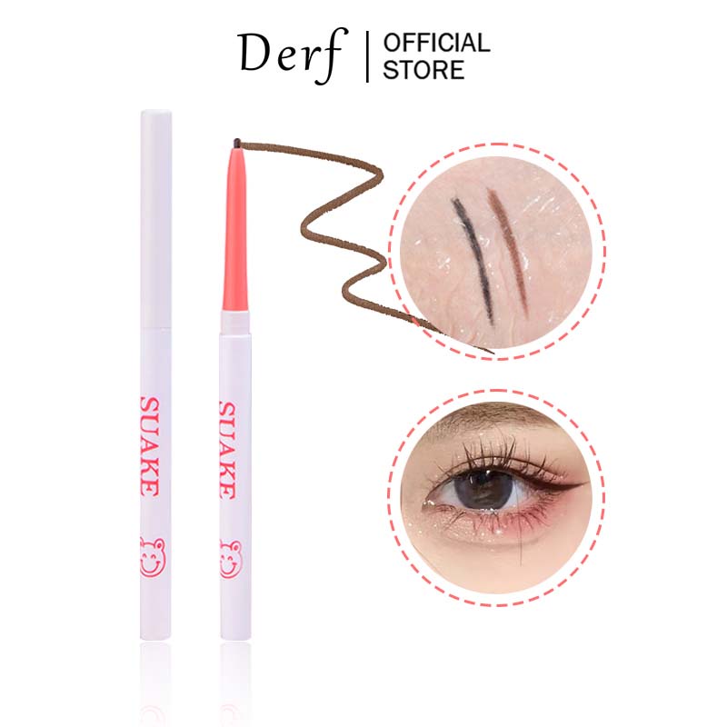 Derf Bút Kẻ Mắt Dạng Lỏng Chống Thấm Nước Lâu Trôi Đa Chức Năng