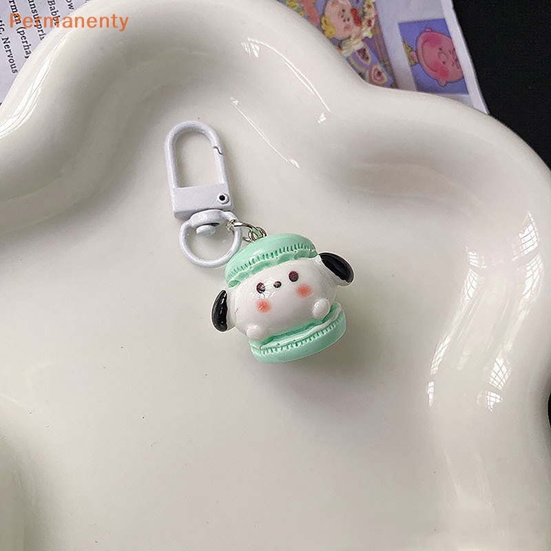 SANRIO Móc Khóa Hình Bánh macaron Dễ Thương Phong Cách Nhật Bản