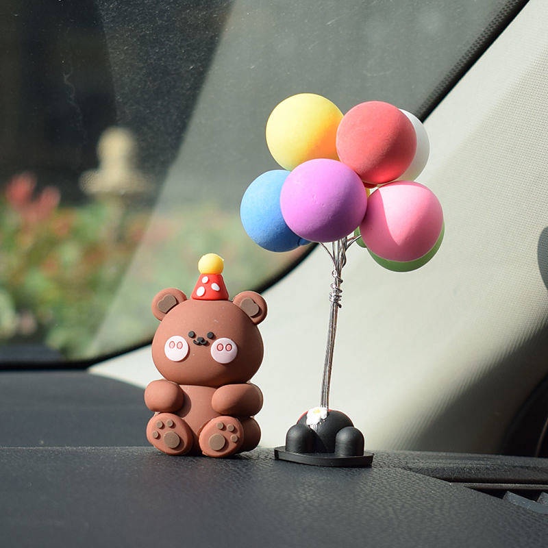 Car Small Ornaments Cartoon Cute Doll Creative Car New Super Cute Dashboard Car Interior Small Object Decorations z9Bo