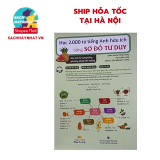Sách - Học 2000 từ tiếng Anh hữu ích bằng sơ đồ tư duy