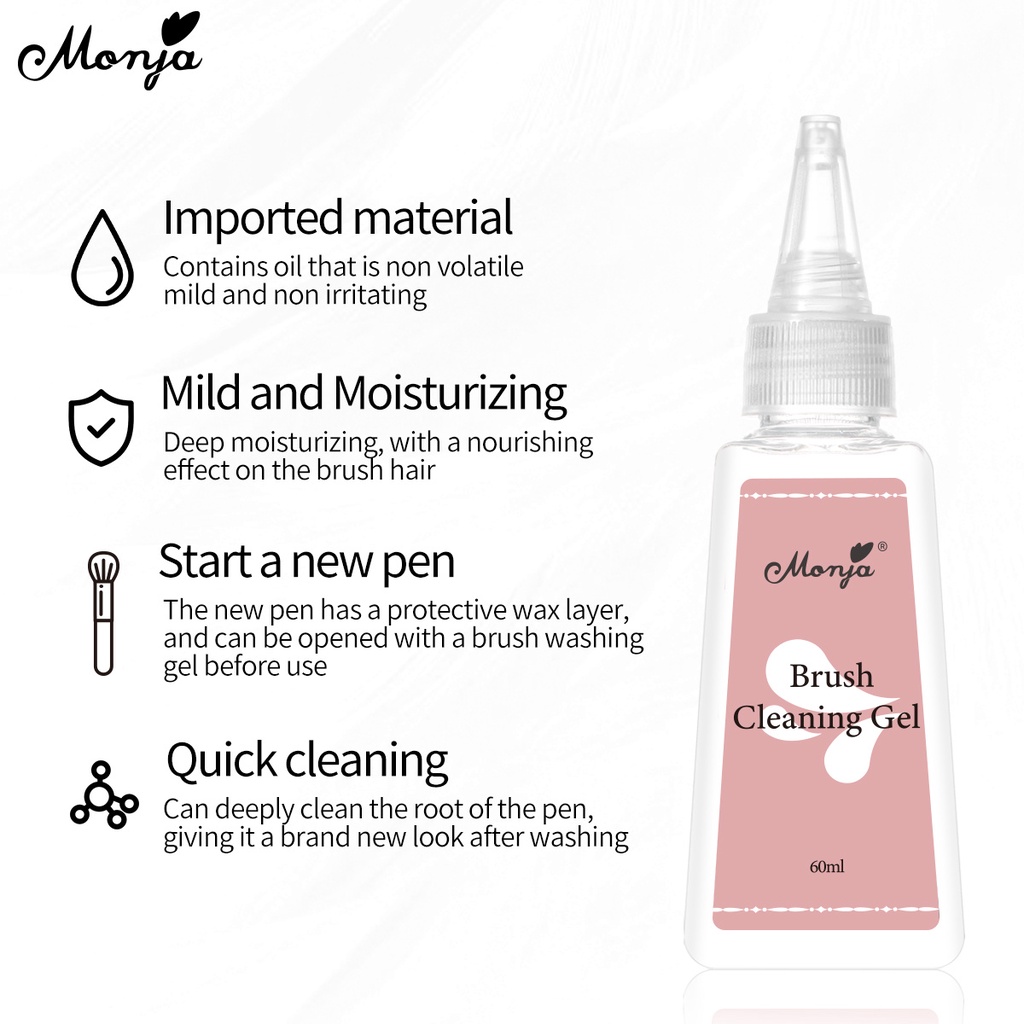 Monja Cọ Vệ Sinh Móng Tay 30 / 60ml Chất Lượng Cao