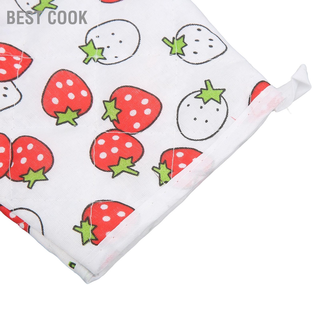 Best cook Găng tay lò nướng Chất liệu cotton Polyester In hoa văn Thiết kế dây buộc nấu ăn cho nhà bếp