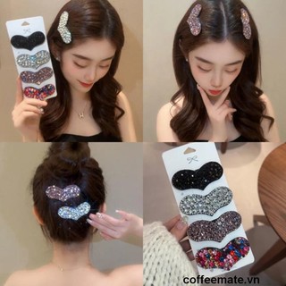 ⚡kẹp tóc đính đá hình trái tim phong cách hàn quốc thời trang cho nữ
