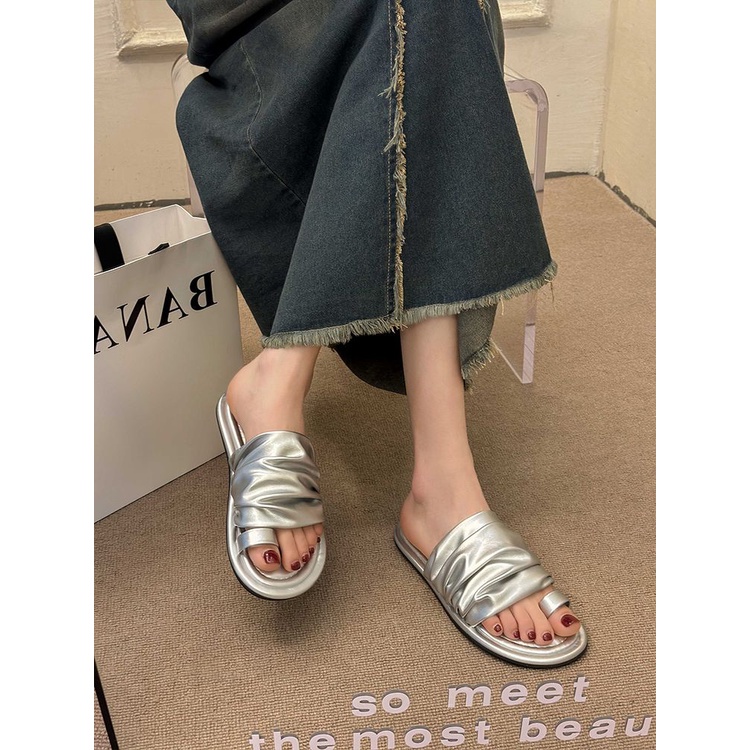 C＆S  Dép sandal nữ Hở Ngón Đế Dày Có Quai Cài 2023NEW Mùa hè Kiểu Dáng Thời Trang B28G1B6 34Z230823