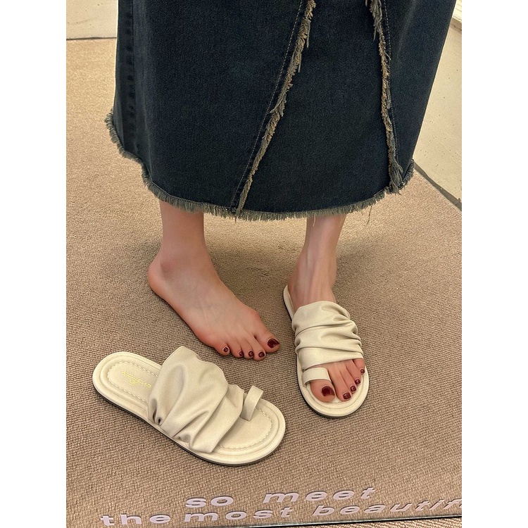 C＆S  Dép sandal nữ Hở Ngón Đế Dày Có Quai Cài 2023NEW Mùa hè Kiểu Dáng Thời Trang B28G1B6 34Z230823