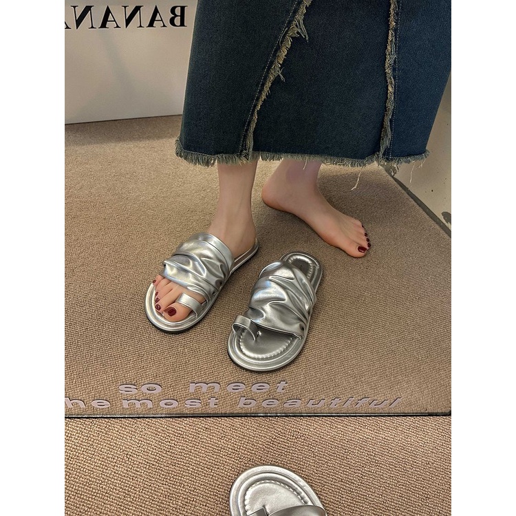 C＆S  Dép sandal nữ Hở Ngón Đế Dày Có Quai Cài 2023NEW Mùa hè Kiểu Dáng Thời Trang B28G1B6 34Z230823