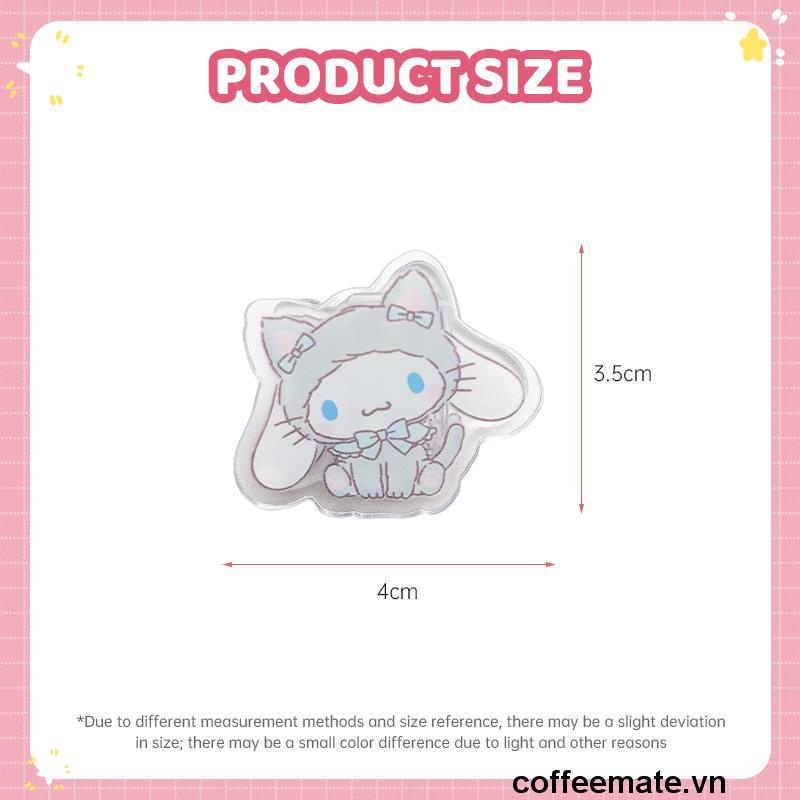 ⚡Kẹp Giấy Ghi Chú Bằng Acrylic Hai Mặt Hình Mèo Sanrio