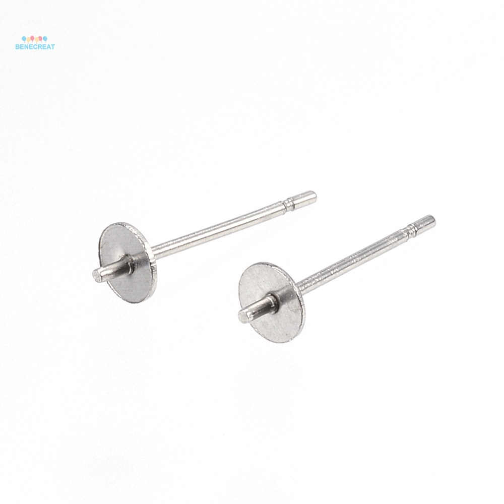 Bộ 20 nút chặn BENECREAT bằng thép không gỉ 304 kích thước 14x4mm 0.8mm