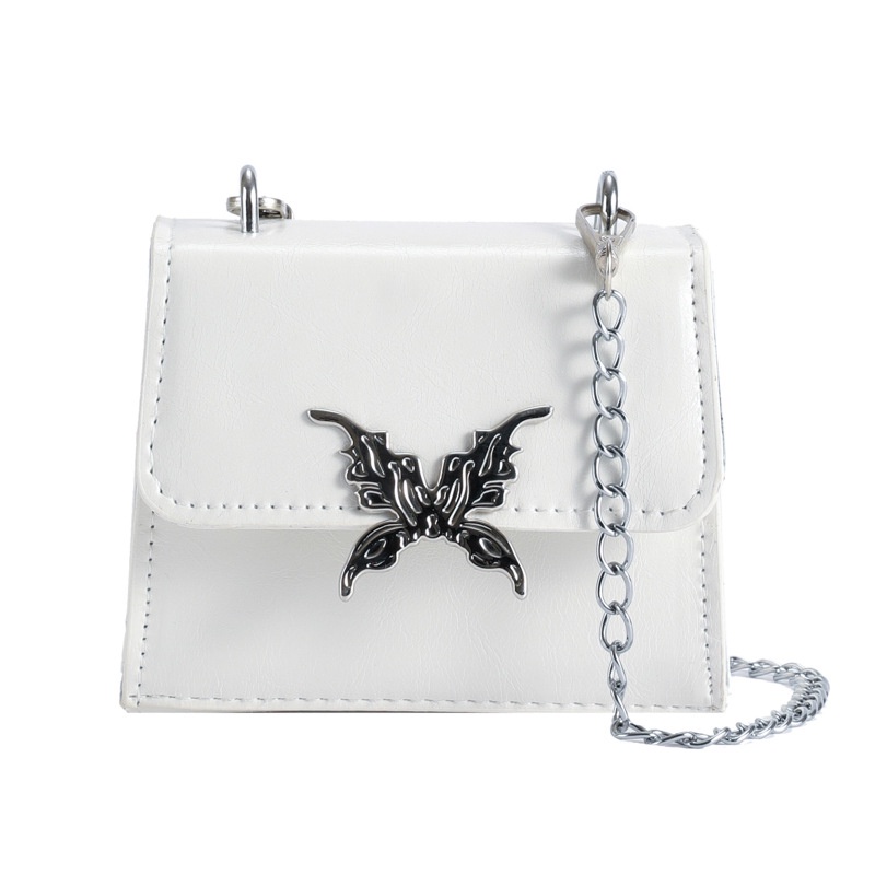 Túi đeo chéo bướm cao cấp Mới mini nữ túi xách đơn giản thời trang chuỗi vai đơn lẻ