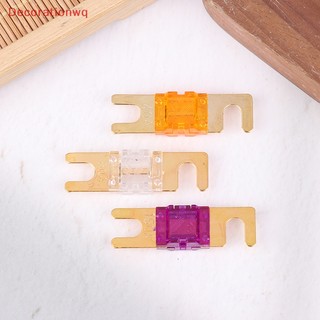 Set 2 cầu chì mini mạ vàng 20a 30a 40a 50a 60a 70a 80a 100a 120a 125a 150a 175a 200a 32v mới