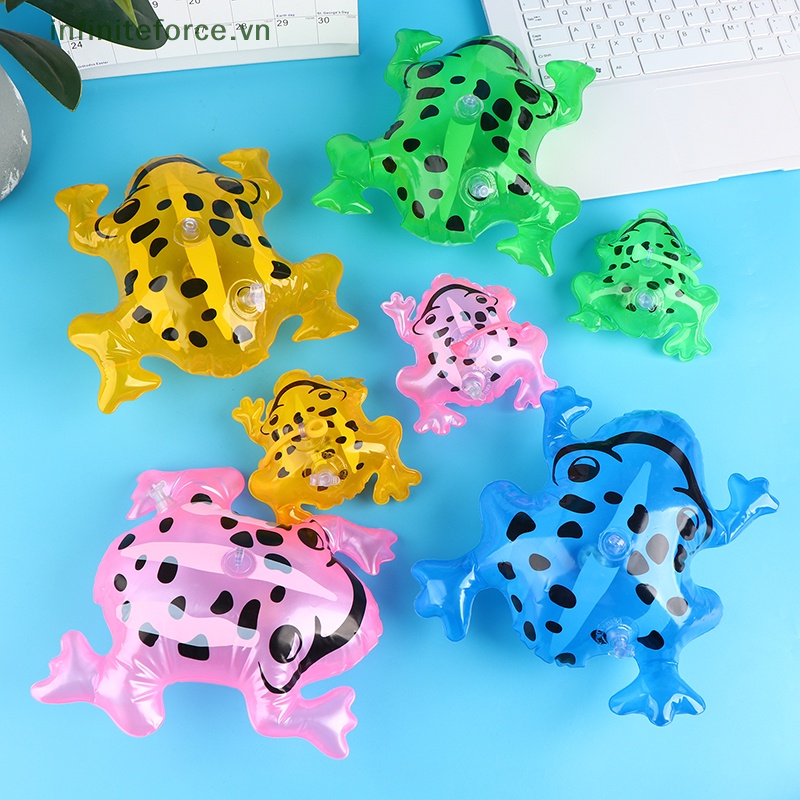 Đồ Chơi Bơm Hơi Hình Chú Ếch Xanh Lá Cổ Điển Sáng Bóng Trang Trí Tiệc Tùng Dành Cho Trẻ Em Bé Trai Bé Gái Mới Biết Đi