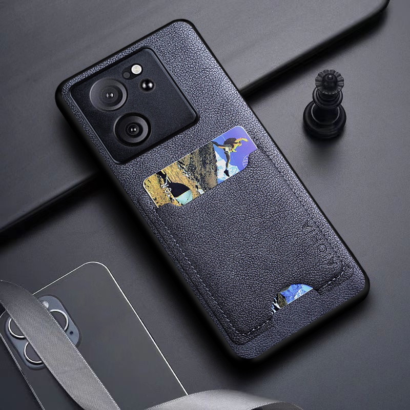 Ốp Bao Da Điện Thoại pu Tích Hợp Ngăn Đựng Thẻ Cho xiaomi redmi k60 ultra redmi k60 ultra