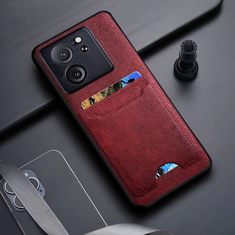 Ốp Bao Da Điện Thoại pu Tích Hợp Ngăn Đựng Thẻ Cho xiaomi redmi k60 ultra redmi k60 ultra